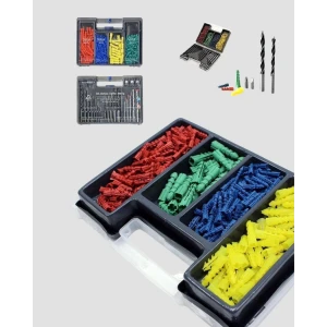 Kapsamlı Matkap Ucu Seti Organizer Kutulu Ahşap Metal Beton Delme