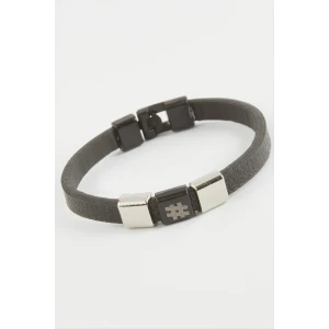 Kare Kaliteli Suni Deri Bileklik