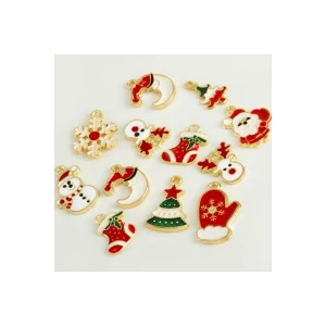 Karışık Yılbaşı Özel Mineli Kolye Ucu 1 Adet