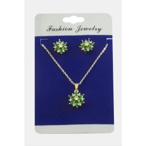 Kartanesi Zirkon Taşlı Set Kolye