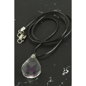 Kelebek Damla Epoksi Kolye