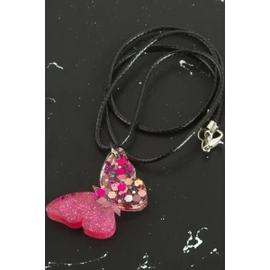 Kelebek Epoksi Kolye