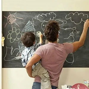 Kendinden Yapışkanlı Kara Tahta Sticker Rulo