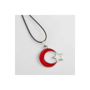 Kırmızı Ayyıldız Kolye