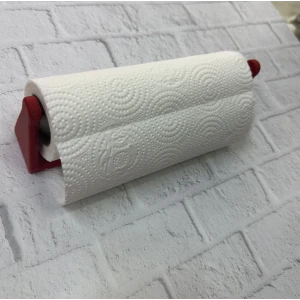 Kırmızı Peçete Askısı Mutfak Duvar Tipi Peçetelik Organizer