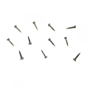 Klips, Menteşe, Ayağı Çivisi 9mm Çelik - Nikel 100gr