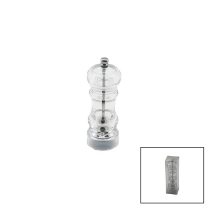 KÜÇÜK   ŞEFFAF MİKA KRİSTAL PLASTİK  BAHARAT ÖĞÜTÜCÜ (4887)