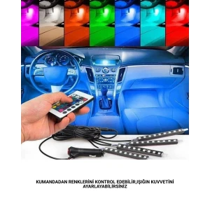Kumandalı Araç LED Şerit Işıklar