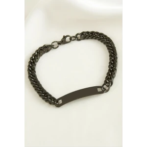 Künye Çelik Bileklik (İsim Yazılabilir)