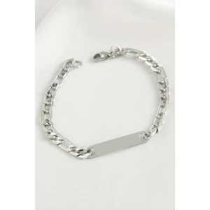 Künye Çelik Bileklik (İsim Yazılabilir)