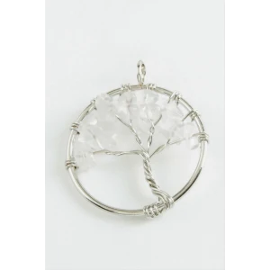 Kuvars Doğaltaş Kolye Ucu