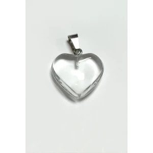 Kuvars Kalpli Doğaltaş Kolye Ucu