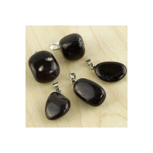 Lacivert Yıldız Doğaltaş Kolye Ucu