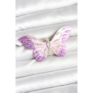 ietaks™ Lila Renk Kelebek Model Broş
