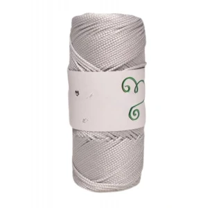 Makrome İpi 3mm Polyester Gri