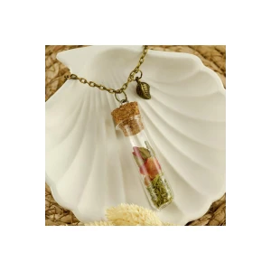 Mantar Tıpalı Canlı Kolye