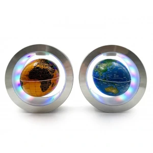 Manyetik Yuvarlak Ledli Dünya Küre