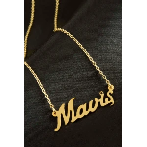 Maviş İsimli Kolye (Kişiye Özel)