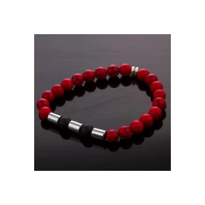 Mercan-Onix Doğaltaş Bileklik