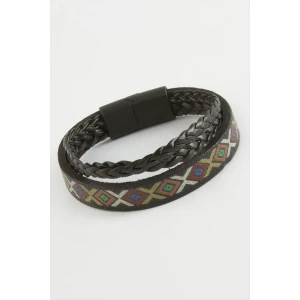 Mıknatıslı Orjinal Deri Bileklik