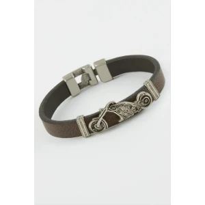 Motor Suni Deri Bileklik