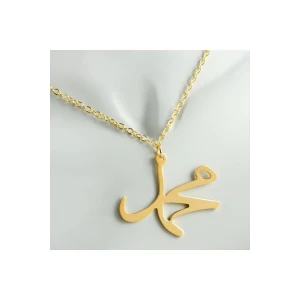 Muhammed Yazılı Uçlu Kolye