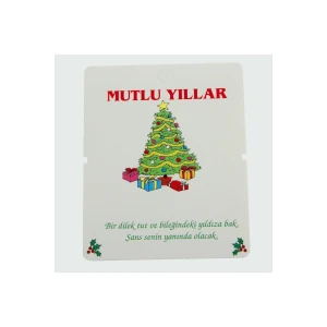 Mutlu Yıllar Bileklik Kartı 200 Adet