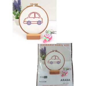 Nakış Kitleri Kasnaklı 8.6 X 6 cm Araba