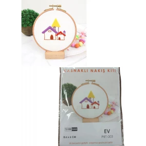 Nakış Kitleri Kasnaklı 8.6 X 6 cm Ev