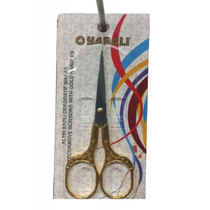 Nakış Makası Altın Saplı Dekoratif Makas Model 1