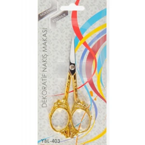 Nakış Makası Dekoratif Altın Kelebek YBL-403 Model 22