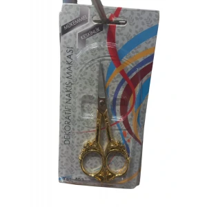 Nakış Makası Dekoratif Altın YBL-403 Model 14