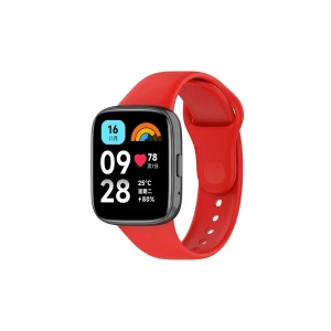 ieg™  Xiaomi Redmi Watch 3 Active Klasik Kordon - Kırmızı