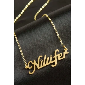Nilüfer İsimli Kolye (Kişiye Özel)