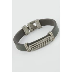 Noktalı Suni Deri Bileklik