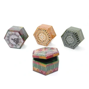 Obsidian Taşı Kutu Model 6