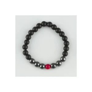 Onix-Hematit Doğaltaş Bileklik