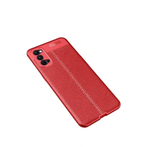 Oppo Reno 4 Pro Kılıf Auto Focus Kapak - Kırmızı