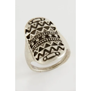 Osmanlı İşlemeli Metal Yüzük