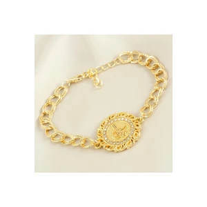 Osmanlı Tuğralı Taşlı Bileklik