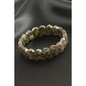 Oval Kesim Akik Doğaltaşlı Bileklik