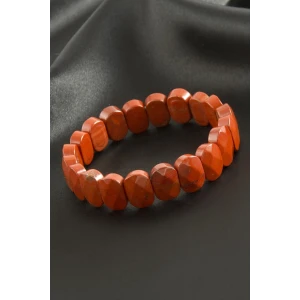 Oval Kesim Jasper Doğaltaşlı Bileklik