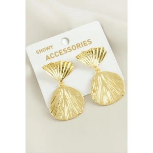 Oval Trend Metal Küpe