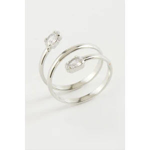 Oval Zirkon Taşlı Yüzük