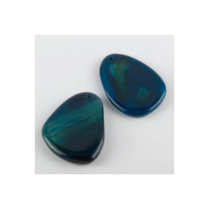 Özel Kesim Doğaltaş Plaka Akik Kolye Ucu