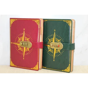 Özel Tasarım Şifreli Deri Defter