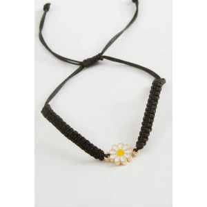 Papatya Makrome Örgülü Bileklik