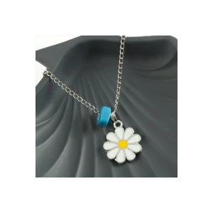 Papatya Mineli Kolye