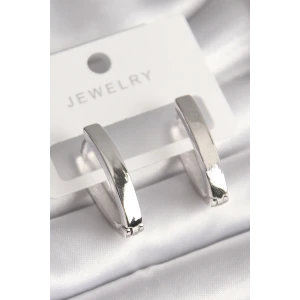 Pirinç Gümüş Renk Kadın Küpe - TJ-BKP8670