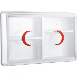 Plastik Ecza Dolabı 35x50x10cm